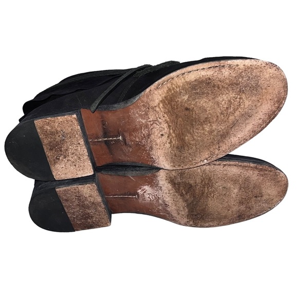 Kors Michael Kors Black Leather Peter Pan Moto Boots - Picture 9 of 9